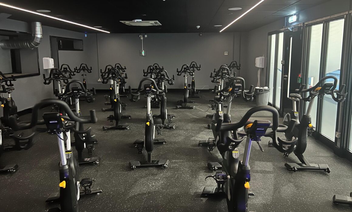 new cycling studio at wymondham leisure centre